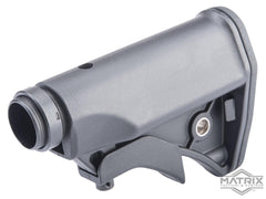 Matrix Compact Adjustable Replacement Stock Set for M4/M16 Airsoft AEG Rifles image 0