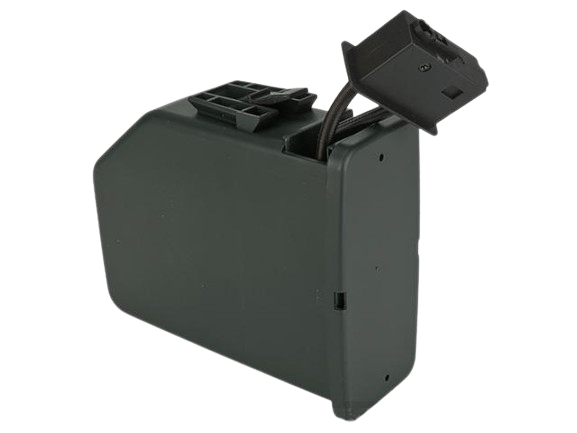 A&K 2500 Round Box Magazine for Airsoft M249 AEG Light Machine Guns image 0