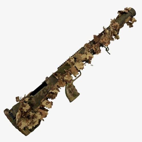 Kicking Mustang KMCS Rifle Wrap for SRS Airsoft Sniper Rifles Kicking Mustang - Next Gen Brown image