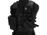 Youth Size Cross-Draw Tactical Vest - Black image