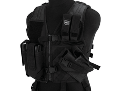 Youth Size Cross-Draw Tactical Vest - Black image