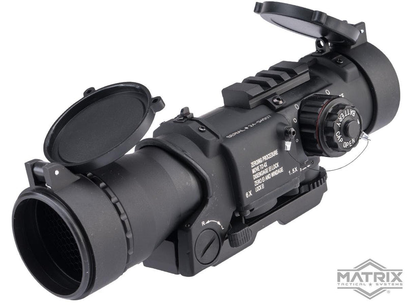 Matrix GDR Optical Sight w/ Illuminated Red/Green Dot (Model: 1.5x - 6x Magnification) image 0