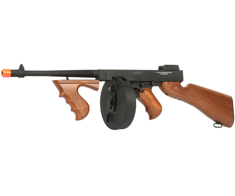 CYMA Chicago Typewriter Tommy Gun Full Size Airsoft AEG with Drum Magazine