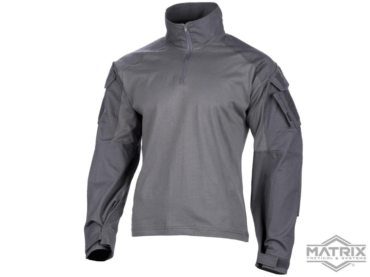Matrix G3 1/4 Zip Tactical Combat Shirt | Color: Wolf Grey - Large image