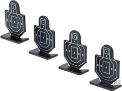 Matrix Airsoft IPSC Style Practice Aluminum Target Set (Package: Set of 4) image 0