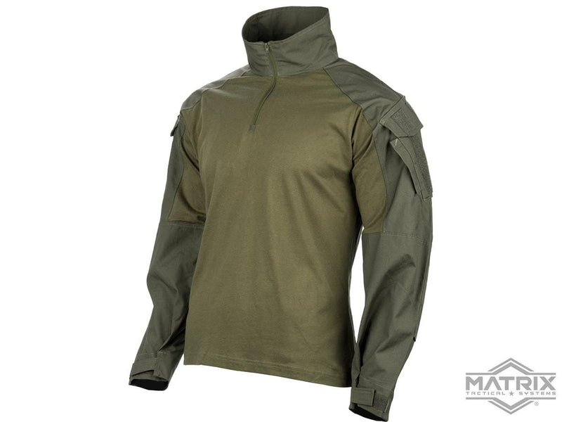 Matrix G3 1/4 Zip Tactical Combat Shirt | Color: Ranger Green - Medium image