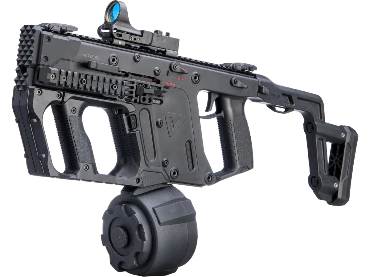 Vault Collection Laylax / Prometheus JDM Custom Krytac KRISS Vector Airsoft AEG SMG Rifle
(Color: Black)