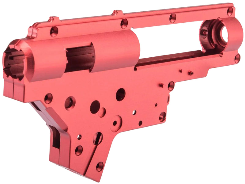 CYMA CNC Machined Reinforced High Performance Gearbox Shell for SR-25 QBS Airsoft Rifles
(Color: Red)