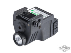 Matrix Rechargeable 550 Lumen Compact Weapon Light w/ Visible Laser Aiming Module (Model: Green Laser) image 0