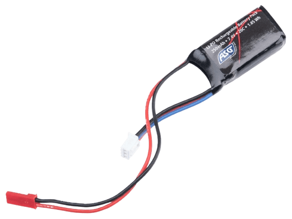 ASG 7.4v 250mAh FCU Battery for HPA powered Airsoft Rifles image 0