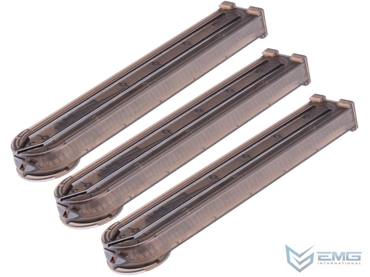 EMG / KRYTAC 200rd/50rd Selectable Capacity Magazine for P90 Series Airsoft AEG (Type: Pack of 3) image 0
