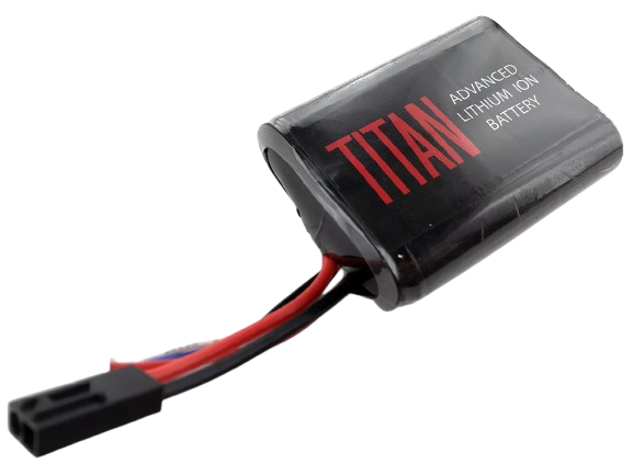 Titan Power 11.1v 3000mAh 16C Brick Type Li-Ion Battery (Connector: Small Tamiya) image 0