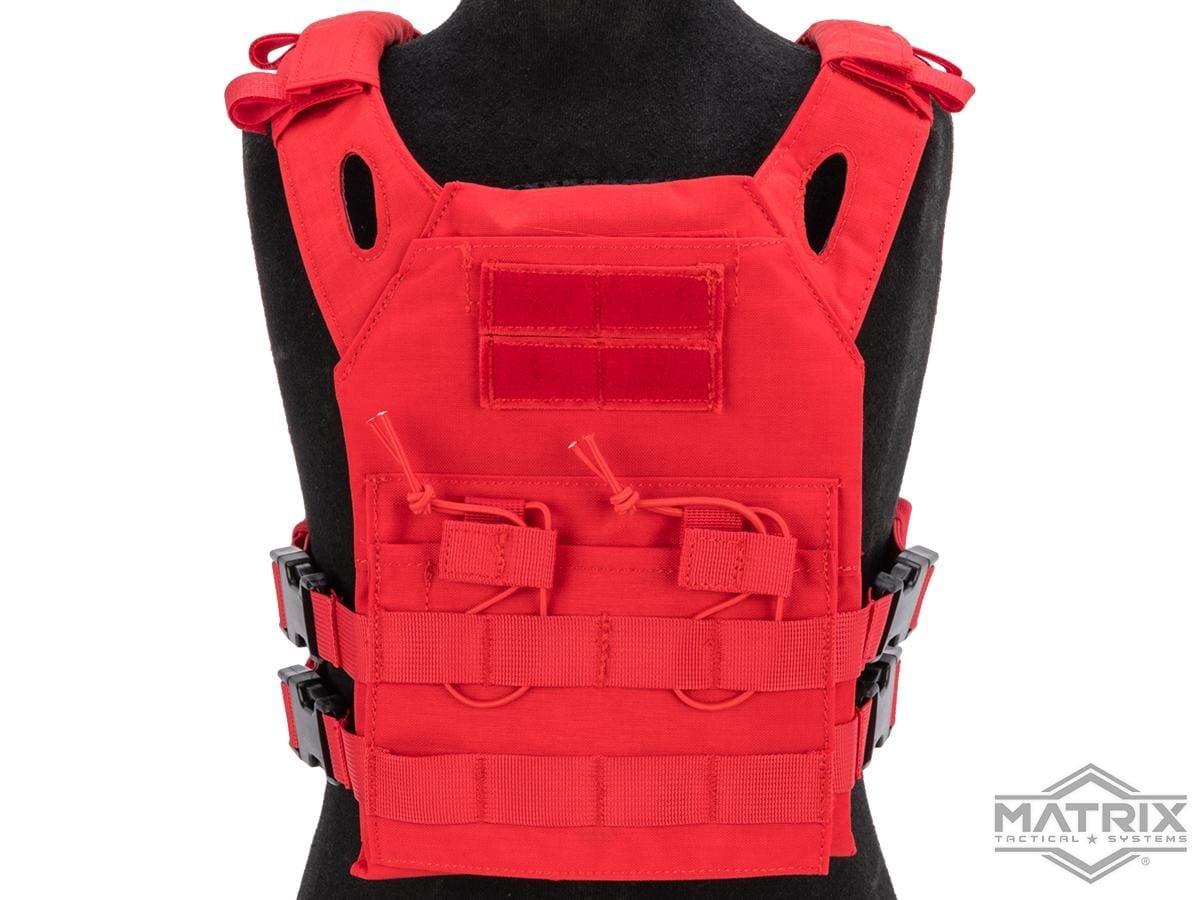 Matrix Level-1 Child Size Plate Carrier - Red image