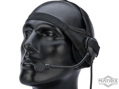 Matrix Tactical Headset w/ Headband (Color: Black) image 0