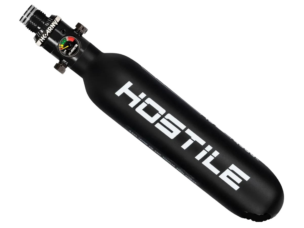 HK Army Alpha Air "Hostile Phantom" Lite Carbon Fiber HPA Tank w/ HP8 Air System
(Size: 15ci / 4500 PSI)