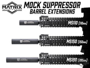 Matrix Airsoft Mock Silencer / Barrel Extension
(Model: SOCOM / 110mm)