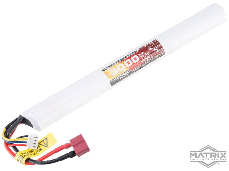 Matrix High Performance 11.1V Stick Type Airsoft Li-Ion Battery
(Model: 3000mAh / 10C / For Deans / T-Plug Connector)