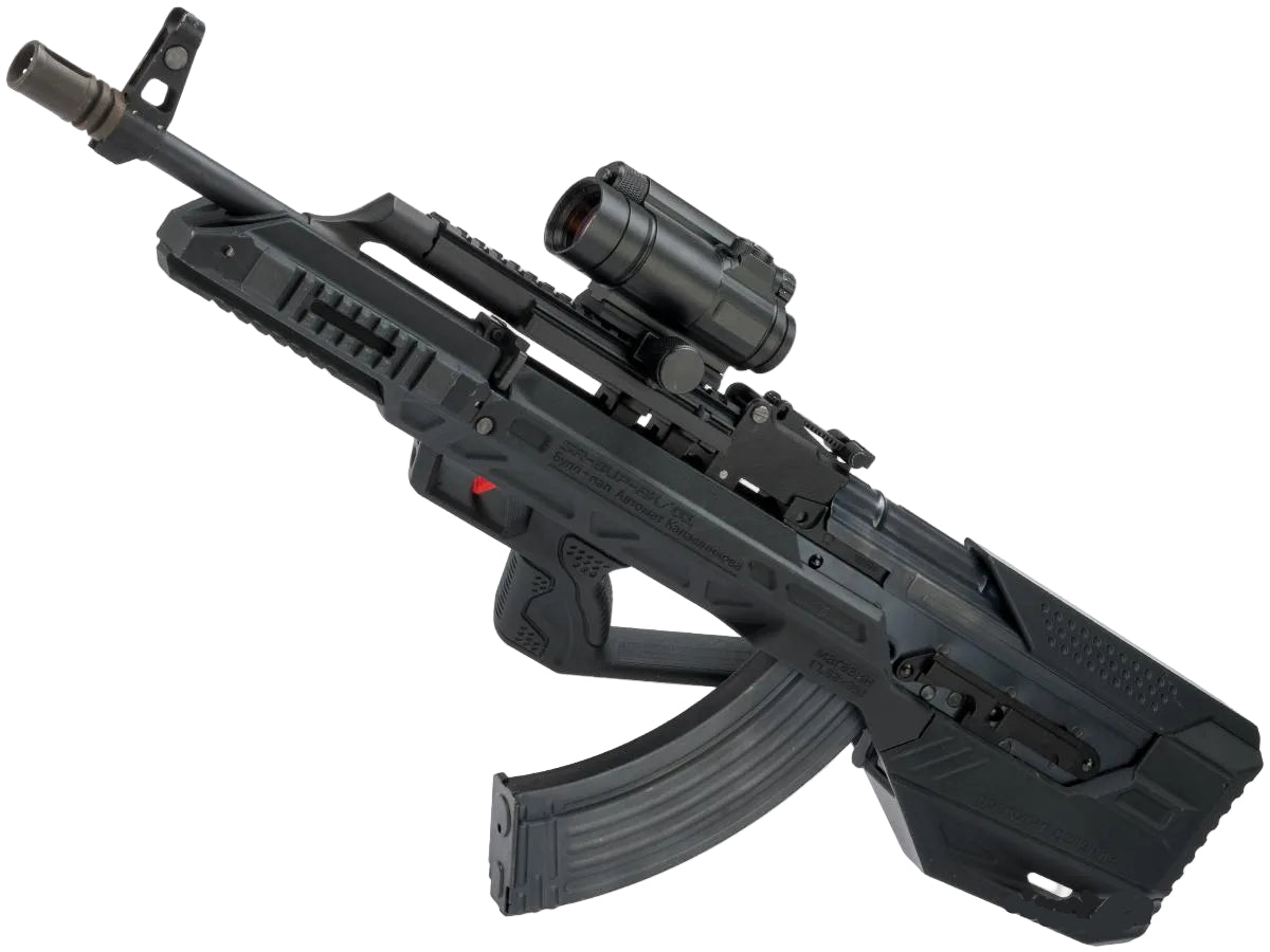 Custom WE-Tech AK47 PMC Gas Blowback Airsoft Rifle with SRU AK Bullpup Conversion Kit
