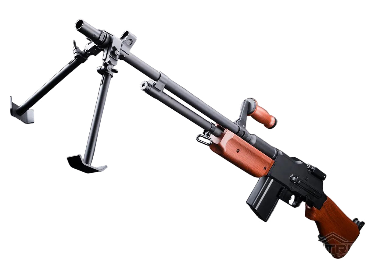 BAR M1918 A2 Full Size Full Metal Airsoft AEG Rifle w/ Steel Bipod by Matrix
(Furniture: Imitation Wood)